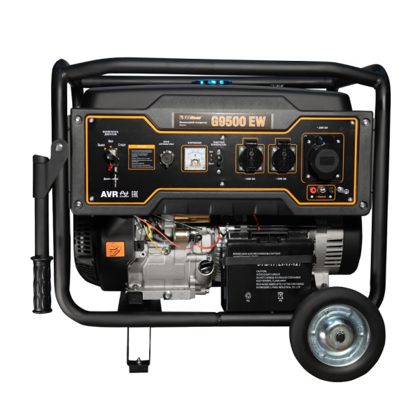 Бензиновый генератор FoxWeld Expert G9500 EW в компл. с блоком автоматики