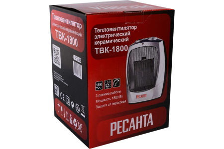 Тепловентилятор Ресанта ТВК-1800